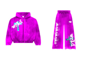 Purple "wash me away" Sweatsuit